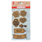 Стікери для творчості Santi пробкові 7шт. 740833