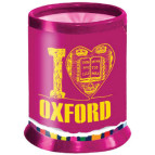 Стакан для ручок 1 Вересня канц 470388 Oxford рожевий