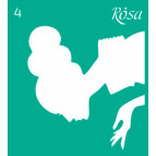 Трафарет самокл багаторазов 9*10см ROSA Talent №4 3625104