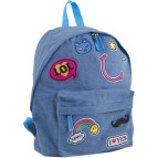 Рюкзак (ранець) м'який 1Вересня Yes 553921 Jeans Лялька ST-15 30*36*12см