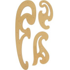 Лекала-набір Koh-i-Noor №2 3шт. 750058