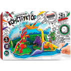Конструктор 3D розписной DankoToys DT 3DK-01-04 Динозаври