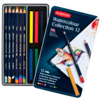 Олівці акварельні набір 12кол Derwent Watercolour Collection у металевій коробці 700303