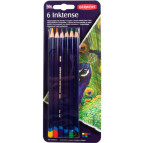 Олівці акварельні набір 6кол Derwent Inktense в блістері D-700927