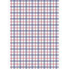Декупажна карта 29,7*42см 40г/м F-170 Червоно-біла клітинка