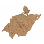 Заготовка для декорування Rosa Talent ДВП набір 5шт Мальва 11,5*7,3*0,3см 2809039