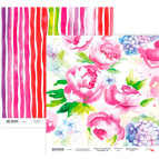 Папір для скрапбукінга ROSA Talent 30*30см Floral Poem 14 двосторонній 200 г/м 5316026