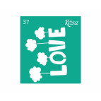 Трафарет самокл багаторазов 9*10см ROSA Talent №37 3625137