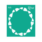 Трафарет самокл багаторазов 9*10см ROSA Talent №44 3625144