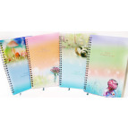 Зошит спіраль А5 48арк пласт обкл CAMIS кл. асорті 27261/32К60-261