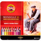Олівці акварельні 48кол. Koh-i-Noor MONDELUZ в мет кор. 372604