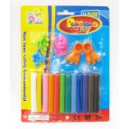 Набір для творчості Playsbro пластилін Clay 12кол. + аксесуари 1180