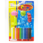 Набір для творчості Playsbro пластилін Clay 12кол. + формочки 1171