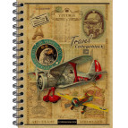 Зошит спіраль А5 96арк ОФОРТ Kraft Коледж-блок KR5196K