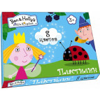 Пластилін 160гр. Перо набір 8кол. по 20гр. Ben & Holly's 710524