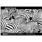 Альбом д/малюв. А4 30арк ОФОРТ чорний папір 90г/м2 спираль BL4130