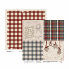 Папір для скрапбукінга ROSA Talent 30*30см New Year's magic 6 двосторонній 200 г/м 5316047