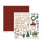 Папір для скрапбукінга ROSA Talent 30*30см New Year's magic 9 двосторонній 200 г/м 5316050