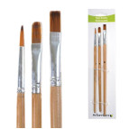 Набір пензлів 3шт. Schreiber синтетика №2,4,6 S-1711