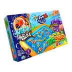 Ігровий пісок (кінетичний) DankoToys KidSand 3кол по 400гр + гра Кльова рибалка KRKS-01-01