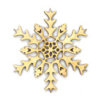 Заготовка для декорування !ПОШТУЧНО 1/5! Rosa Talent (фанера) Сніжинка 11 Д10см 4801592