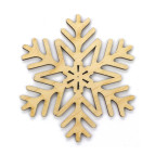 Заготовка для декорування !ПОШТУЧНО 1/5! Rosa Talent (фанера) Сніжинка 9 Д10см 48015890