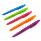 Кулькова ручка Vinson Elegance soft-touch 8055 автомат. пише синім 0,7мм корпус асорті