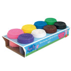 Маса для ліплення РОСМЕН/Перо 8кол*30гр Свинка Пеппа 119651/710685