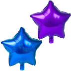 Повітряна кулька фольга Зірка ООПТ 45см мікс 8573
