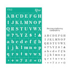 Трафарет самокл багаторазов 13*20см ROSA Talent Фоновий №1702 серія 'Абетки' GPT50083150