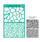 Трафарет самокл багаторазов 13*20см ROSA Talent Фоновий №1804 серія 'Текстури' GPT50083157