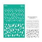 Трафарет самокл багаторазов 13*20см ROSA Talent Фоновий №1806 серія 'Текстури' GPT50083159