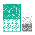 Трафарет самокл багаторазов 13*20см ROSA Talent Фоновий №1800 серія 'Текстури' GPT50083153