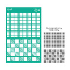 Трафарет самокл багаторазов 13*20см ROSA Talent Фоновий №1807 серія 'Текстури' GPT50083165