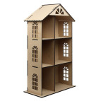 Заготовка МДФ Ляльковий будиночок триповерховий 70*41*20см ROSA Talent 2873002