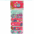 Закладки для книг магнітні Kidis 6шт. №8587 Owl