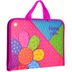 Портфель А4 1 Вересня YES пластик на блискавці FC 491403 Happy colors