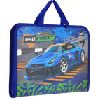 Портфель А4 1 Вересня YES пластик на блискавці FC 491423 Street racing