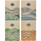 Блокнот 14,3*19,7см 80арк МАНДАРИН чисті арк. (дизайн асорті) БК128* (203850)