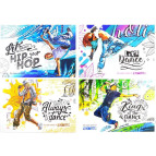 Блокнот для ескізів скетчбук 240*165мм 36арк МАНДАРИН чисті арк. БК129* (201986)