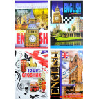 Зошит для іноземних слів (словник) В5 МАНДАРИН 48арк англ. мова (діз 1601-1604) ТР62/5 (202860)