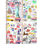 Зошит для іноземних слів (словник) В5 МАНДАРИН 48арк англ. мова (діз 17192-17195) ТР62/7 (202860)