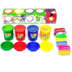 Фарби пальчикові DankoToys DT PK-03-01 4кол + тісто