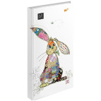Блокнот 100*200мм 64арк YES інтег. 151433 BugArt. White rabbit