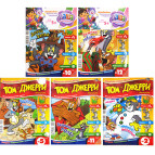 Книжка дитяча БУКА/Pelican А4 Історії Головоломки Комікси, Том і Джеррі, Пригоди (рос) 16арк.4306**/68195