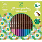 Олівці акварельні 24кол. Djeco DJ09754