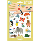 Наліпки дитячі ТАТУ Djeco Забавні маленькі картинки DJ09579