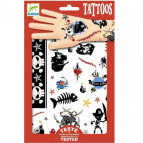 Наліпки дитячі ТАТУ Djeco Пірати DJ09584
