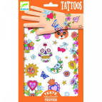 Наліпки дитячі ТАТУ з блискітками Djeco Мексиканська фієста DJ09578
