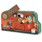 Гра Djeco бебі пазли Пожежна машина 16ел DJ07269